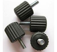 6 X Male thumbscrews M6x15mm knurled Tapered Profile Router knobs jig Wing Trend