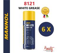 6 X MANNOL White Grease Spray 8121 450ml High Performance Lithium Lubricant