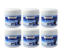 6 x Masterplast Freeze Gel 200ml - Instant Cooling Muscle & Joint Gel for Post Exercise Recovery, Sprains & Strains, Cold Therapy Sports Gel for Athletes, Gym & First Aid Kits