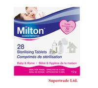 6 X Milton Sterilising Tablets Baby Bottles Teats Spoons - 28 Tablets (112g)