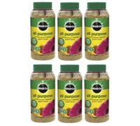 6 x Miracle-Gro Slow Continuous Release All Purpose Plant Food, 1Kg Shaker Jar