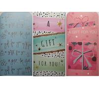 6 x Money Gift Voucher 3 Fold Card