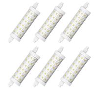 6 X Müller-Licht LED 118mm Staff 11,5W=78W R7s Clear 1100lm Warm 2700K 360