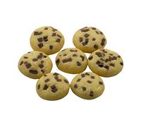 6 x MyTinyWorld Dolls House Miniature Chocolate Chip Cookies