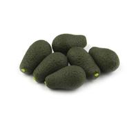 6 x MyTinyWorld Dolls House Miniature Handmade Whole Avocado Pears
