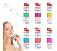 6 x Nasal Stick, Double-Ended Design Inhaler Pen, Smelling Pens, Traditional Inhaler Pen with Essential Oils, Relieves Nasal Congestion and Colds for Work, Study or Travel