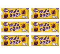 6 x New Cad Mini Egg Chocolate Bar 110g | Indulgent Milk Chocolate with Mini Eggs | Easter Treats | Milk Chocolate Bliss | Perfect Treat for all Year Around