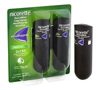 6 x Nicorette QuickMist 1mg/Spray Mouthspray Freshmint 2 x 150 Sprays