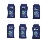 6 x Nivea For Men Energy Shower Gel 50ml - Mini Nivea Shower Gel Travel Size