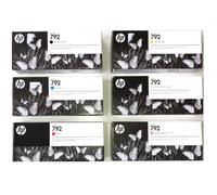 6 X Original Ink HP DesignJet L26500 L28500 / No. 792 LATEX CN705A - CN710A Ink