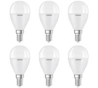 6 X Osram LED Drops 7,5W= 60W E14 Matte 806lm Warm White Recycled Plastic