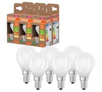 6 X Osram LED Filament Drop 2.2W=40W E14 Matt Warm White 2700K Ultra Efficient [EEK: A]