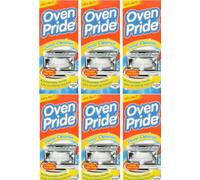 6 x Oven Pride 500ml Complete Cleaning Kit, Includes Bag for Cleaning Oven Racks, Degreases Without Scrubbing