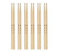 6 x Pairs - Meinl Standard Long 5A American Hickory Drumsticks - SB103