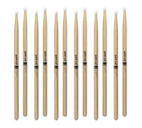 6 x Pairs ProMark Classic Forward 2B Hickory Drumstick, Oval Nylon Tip
