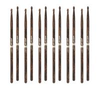 6 x Pairs - ProMark Classic Forward 5B FireGrain Hickory Drumstick, Ov