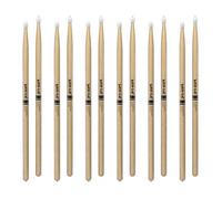 6 x Pairs - ProMark Classic Forward 5B Hickory Drumstick, Oval Nylon T