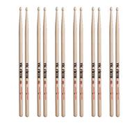 6 x Pairs Vic Firth - American Classic 5A Drumsticks Wood Tip