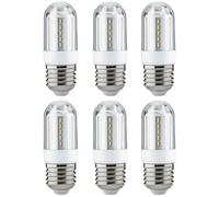 6 x Paulmann LED Tube Light T30 3.5W E27 Clear Warm White 2700K