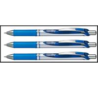 6 x Pentel Energel XM Retractable Gel Roller Pen Black or Blue Pens