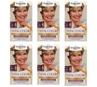 6 x Poly Palette Vital Colour Intensive Cream Hair Colour, 8-1 Medium Ash Blonde, Natural-Looking & Long-Lasting Colouration, Permanent Colouration Even with White Hair, 115 ml (Pack of 6)