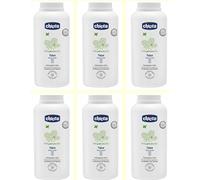 6 X Powder of Talcum Chicco Baby Moments For the care of Children and infants
