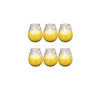 6 x Prices Outdoor Citronella Candle in Glass Jar Fly Insect Repeller Repellent (6 Pack)