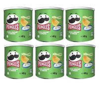 Pringles Sour Cream & Onion Crisps Tub Multipack, 12 x 40 g