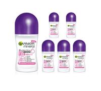 (6 x Protection Cotton Fresh) 6 x 50ml Garnier Mineral Women Roll On Anti Perspirant Deodorant (6 Types)