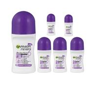 (6 x Protection Floral Fresh ) 6 x 50ml Garnier Mineral Women Roll On Anti Perspirant Deodorant (6 Types)