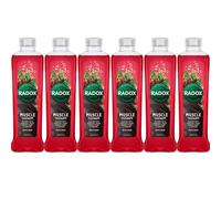 6 x Radox Men Muscle Therapy Bath Soak 500Ml (RED BOTTLE)