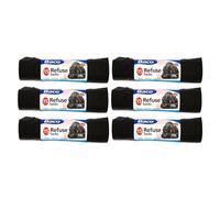6 x Refuse Sacks 70L | Thick Strong Reliable | Heavy-Duty Garbage Bags |6 rolls pack 15 Sacks per Roll | Black