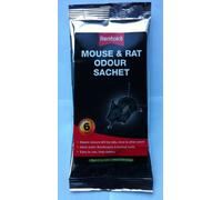 6 X Rentokil Mouse & Rat Odour Sachet