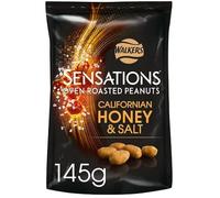6 x Roasted Peanuts Honey & Salt Sharing Bag 145g Delicious Tasty Treat Perfect for Sharing with Friends and Family