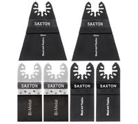 6 x Saxton Blades Mix (a) for Dewalt Wolf Stanley Worx Oscillating Multitools