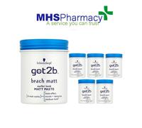 6 x Schwarzkopf got2b Beach Matt PASTE Surfer Look 100ml