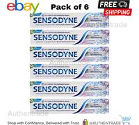 6 X Sensodyne Daily Care Gentle Whitening Sensitive Toothpaste 75ml -Total 450ml