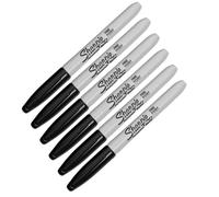 Permanent Fine Point Black Ink Bold and Versatile Markers - Black / 24 / 3cm