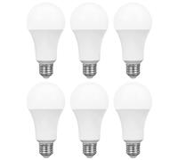 6 x Spectrum LED Bulb Pear Shape 18W = 120W E27 Matte 1800lm Warm White