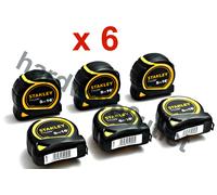 6 x STANLEY 5Mtr 16' Tylon Tape Measure 30-696 Super Tradesmans Quality