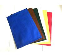 6 x STRONG Professional/Businesses Cloth Coin-Cash-Money Cotton Bags - Mix Colour