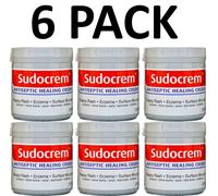 6 x SUDOCREM ANTISEPTIC HEALING CREAM - 6 x 250g - EXP:- 10/2026