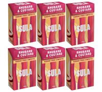 6 x Sula Rhubarb and Custard Sweets 42 g