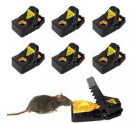 6 X Super Large Heavy Duty Snap Mouse Rat Traps Rat Bait Rats Catcher Reusable