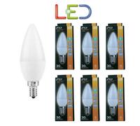 6 X Tcp Candle Led Light Bulb 4.4W Ses Warm White Lamp E14 Quality Long Life