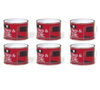 6 x Tins Of 151 Step & Tile Red Paint, 180ml, DIY