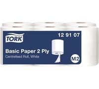 Tork Wiping Paper M2 2 Ply Centrefeed Blue 6 Rolls of 429 Sheets