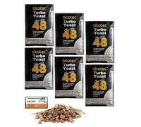 6 x Turbo Yeast - Alcotec Classic 48-130g, Yeast for Fermentation, Vodka Yeast, Mash Yeast, Rapid Yeast