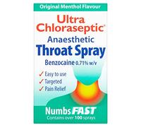6 x Ultra Chloraseptic Throat Spray Menthol 15ml