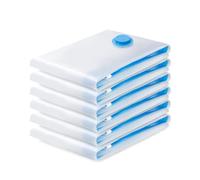 6 x Vacuum Storage Bag, Vacuum Bag for Clothing, Vacuum Cleaner, Compression Reusable Storage Cover for Bedding, Clothes, Duvets, Mattresses, Tent and Travel (70 x 50 cm)